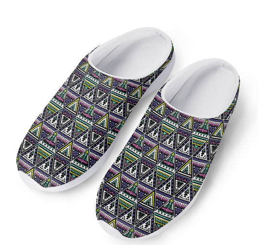 Colorful Geometric Native Navajo Print Mesh Casual Shoes