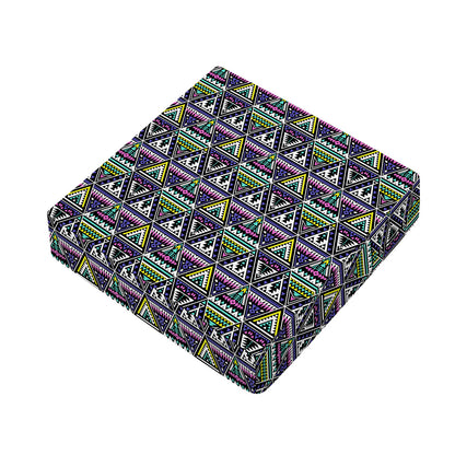 Colorful Geometric Native Navajo Print Outdoor Seat Cushion Cover