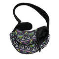 Colorful Geometric Native Navajo Print Pet Sling Carrier