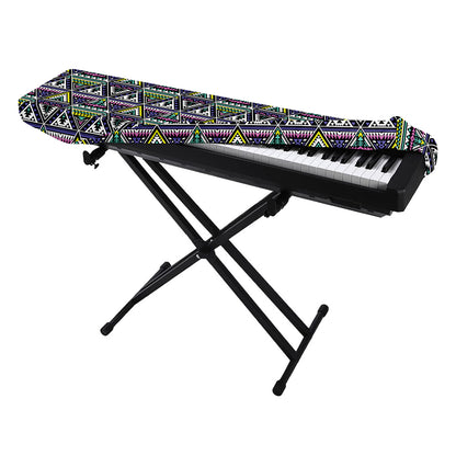 Colorful Geometric Native Navajo Print Piano Keyboard Cover