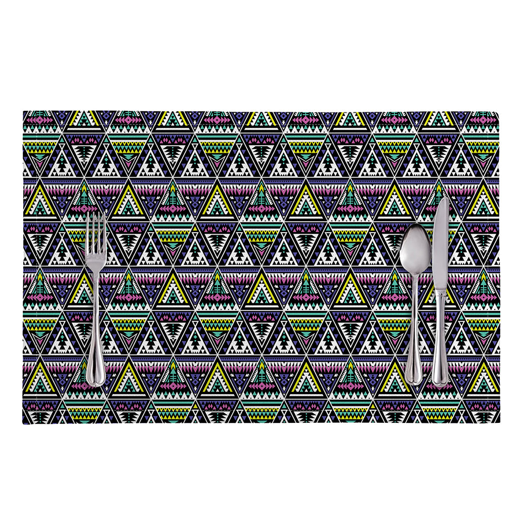 Colorful Geometric Native Navajo Print Placemat
