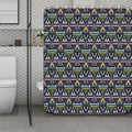 Colorful Geometric Native Navajo Print Polyester Shower Curtain