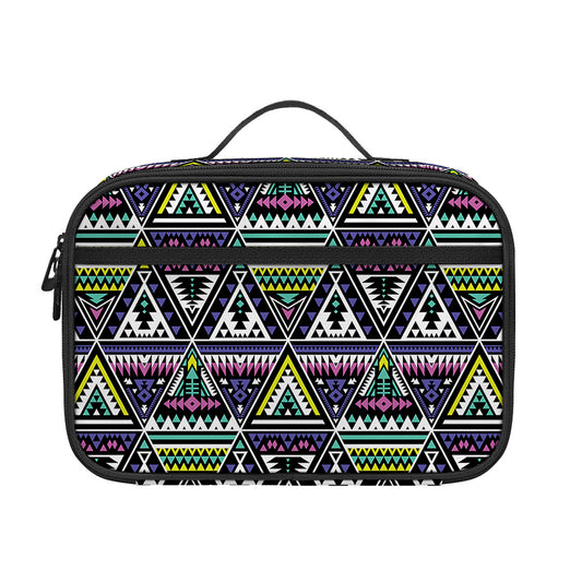 Colorful Geometric Native Navajo Print Portable Lunch Bag