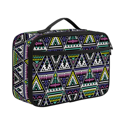 Colorful Geometric Native Navajo Print Portable Lunch Bag
