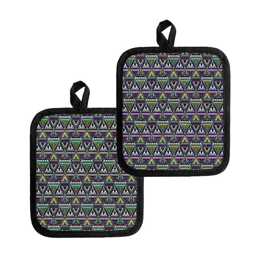 Colorful Geometric Native Navajo Print Pot Holders