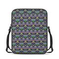 Colorful Geometric Native Navajo Print Rectangular Crossbody Bag