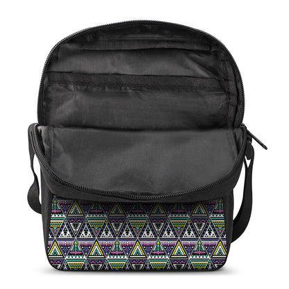 Colorful Geometric Native Navajo Print Rectangular Crossbody Bag
