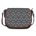 Colorful Geometric Native Navajo Print Saddle Bag