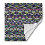Colorful Geometric Native Navajo Print Silk Bandana
