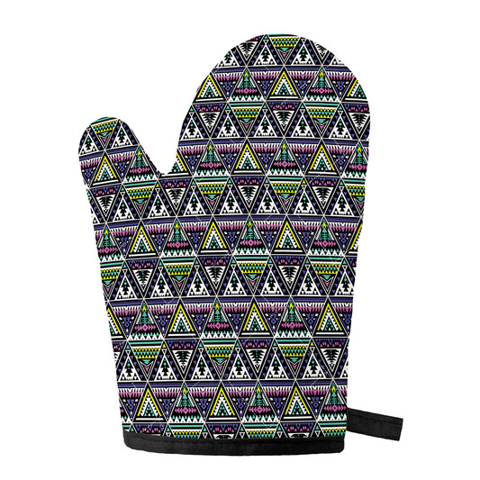Colorful Geometric Native Navajo Print Single Oven Mitt