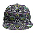 Colorful Geometric Native Navajo Print Snapback Cap
