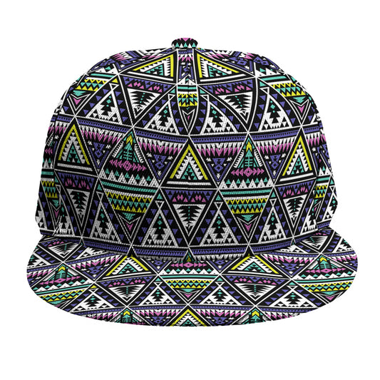 Colorful Geometric Native Navajo Print Snapback Cap