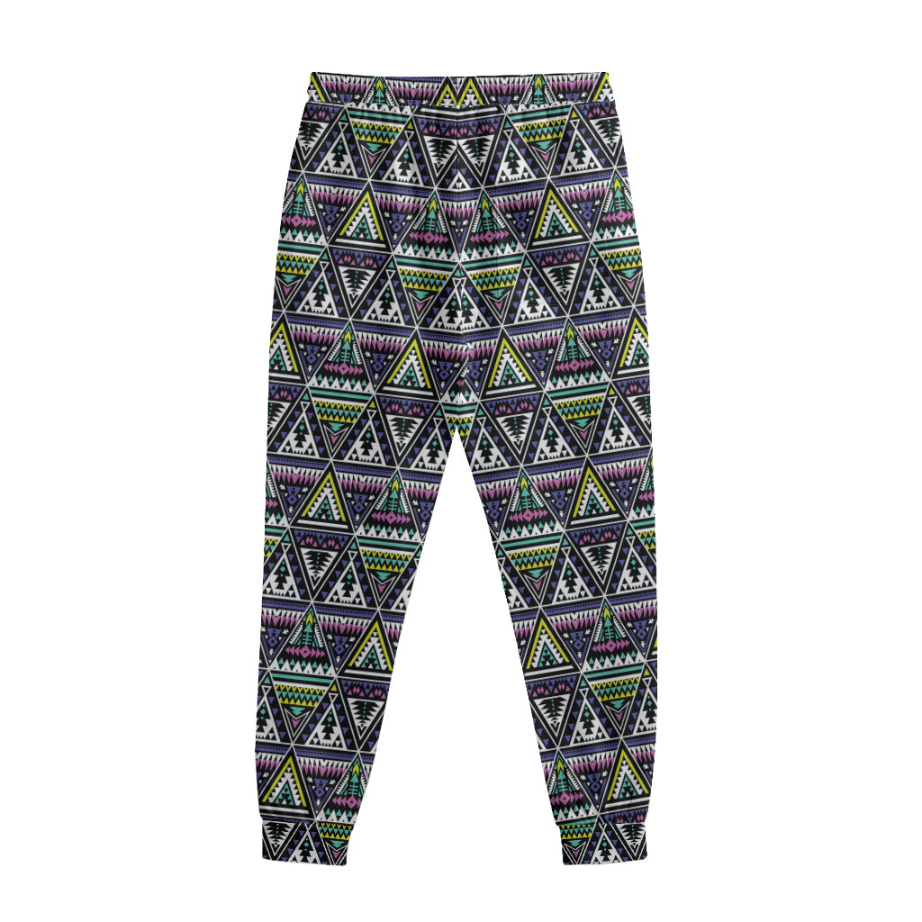 Colorful Geometric Native Navajo Print Sweatpants