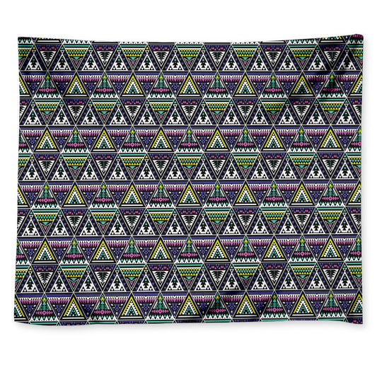 Colorful Geometric Native Navajo Print Tapestry