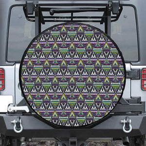 Colorful Geometric Native Navajo Print Tire Cover