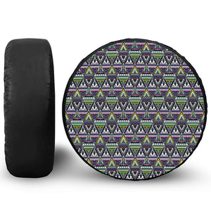 Colorful Geometric Native Navajo Print Tire Cover