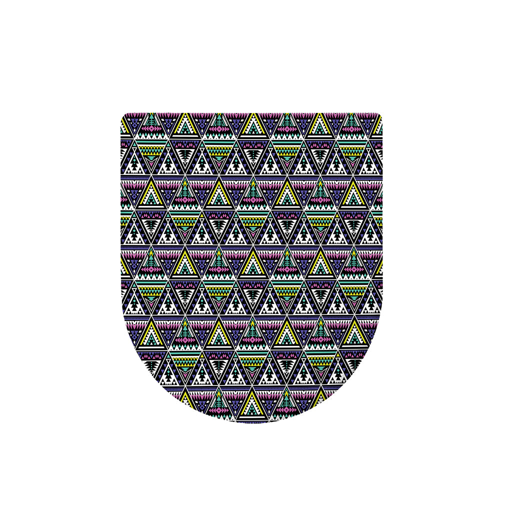Colorful Geometric Native Navajo Print Toilet Lid Cover