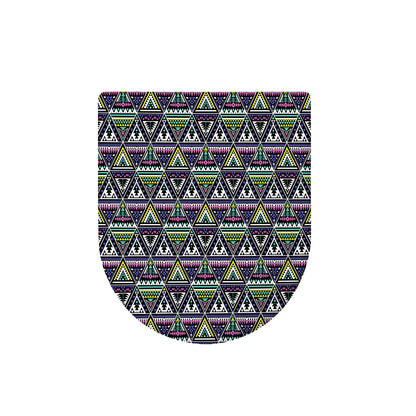 Colorful Geometric Native Navajo Print Toilet Lid Cover