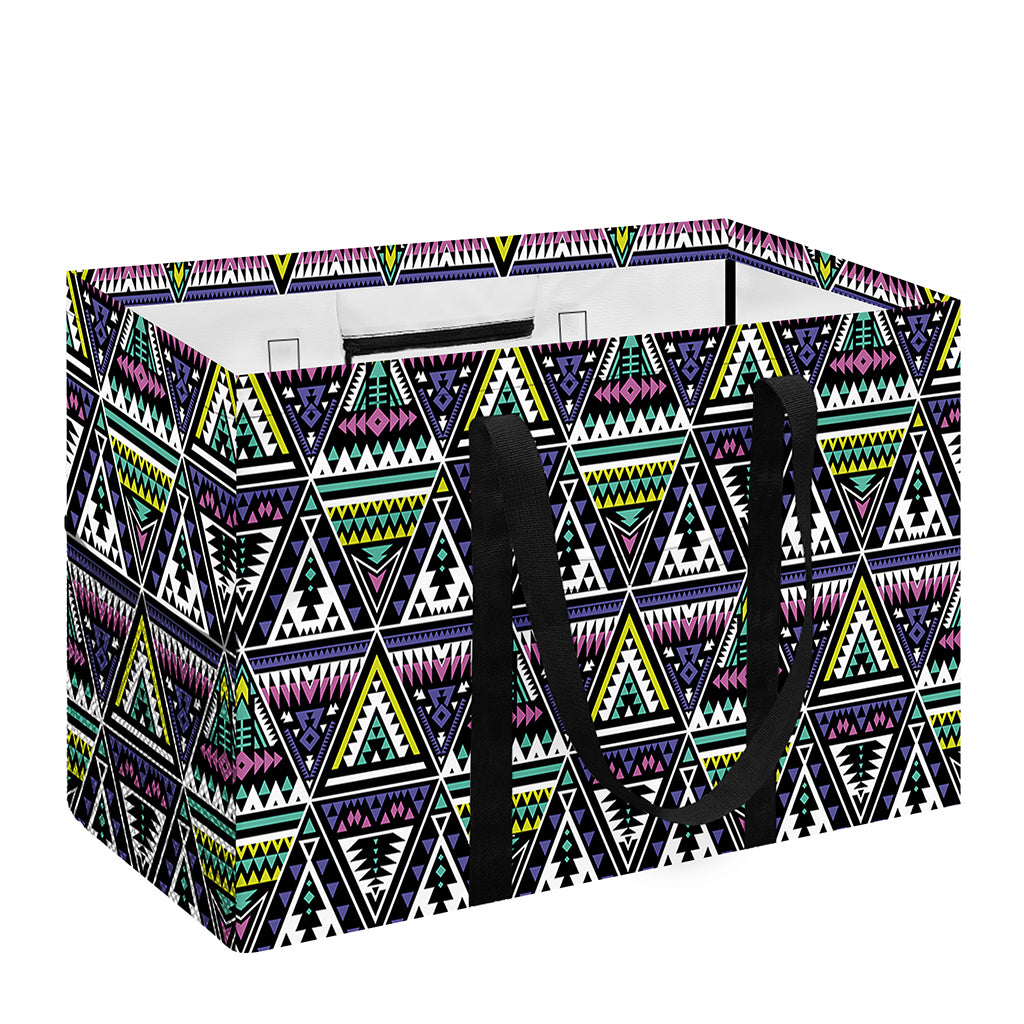 Colorful Geometric Native Navajo Print Utility Tote Bag