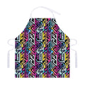 Colorful Geometric Tribal Pattern Print Adjustable Apron