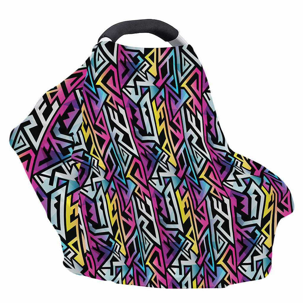 Colorful Geometric Tribal Pattern Print Baby Seat Cover