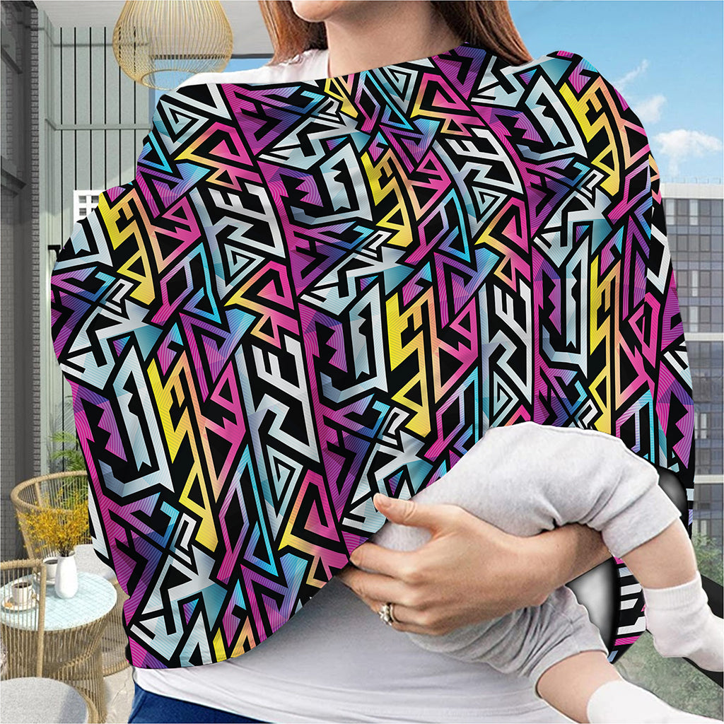 Colorful Geometric Tribal Pattern Print Baby Seat Cover
