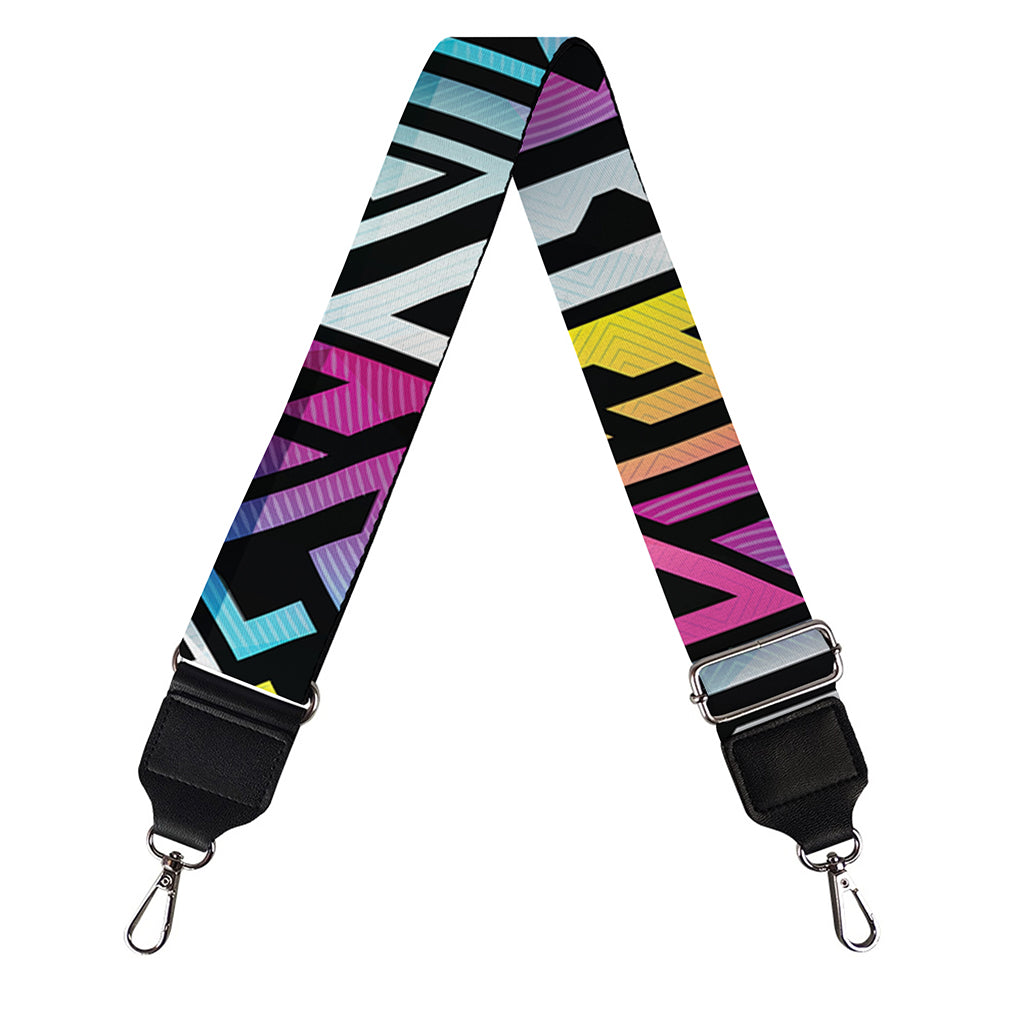 Colorful Geometric Tribal Pattern Print Bag Strap