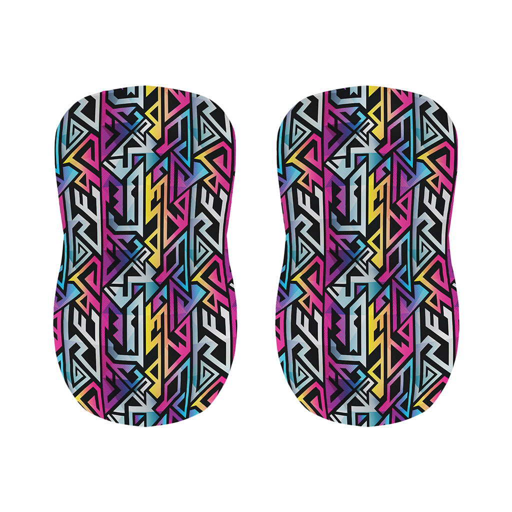 Colorful Geometric Tribal Pattern Print Bar Stool Covers