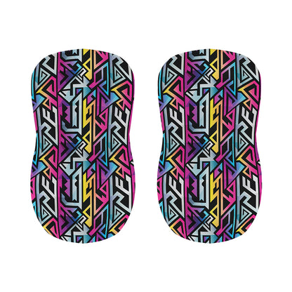 Colorful Geometric Tribal Pattern Print Bar Stool Covers