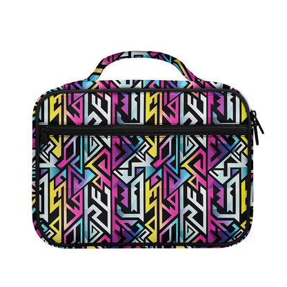 Colorful Geometric Tribal Pattern Print Briefcase Bible Bag