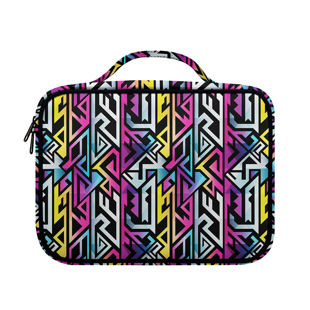 Colorful Geometric Tribal Pattern Print Briefcase Bible Bag