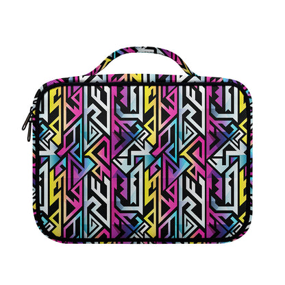 Colorful Geometric Tribal Pattern Print Briefcase Bible Bag