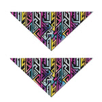 Colorful Geometric Tribal Pattern Print Dog Bandana