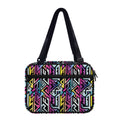 Colorful Geometric Tribal Pattern Print Double Strap Bible Bag