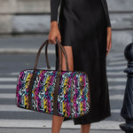 Colorful Geometric Tribal Pattern Print Duffle Bag