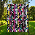 Colorful Geometric Tribal Pattern Print Garden Flag