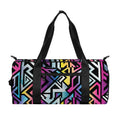 Colorful Geometric Tribal Pattern Print Gym Bag