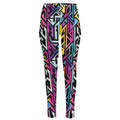 Colorful Geometric Tribal Pattern Print High-Waisted Pocket Leggings