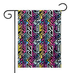 Colorful Geometric Tribal Pattern Print House Flag