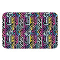 Colorful Geometric Tribal Pattern Print Indoor Door Mat