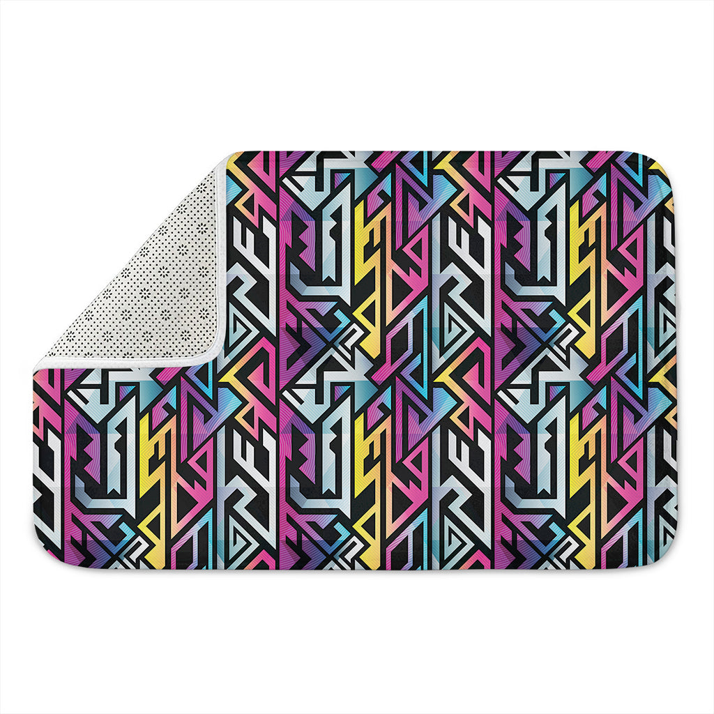Colorful Geometric Tribal Pattern Print Indoor Door Mat