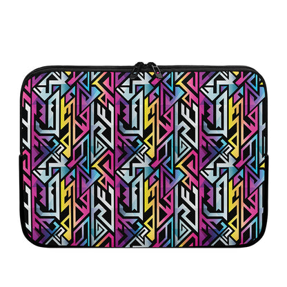 Colorful Geometric Tribal Pattern Print Laptop Sleeve