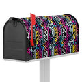 Colorful Geometric Tribal Pattern Print Mailbox Cover
