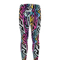 Colorful Geometric Tribal Pattern Print Men's Leggings
