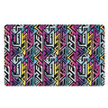 Colorful Geometric Tribal Pattern Print Polyester Doormat
