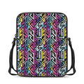 Colorful Geometric Tribal Pattern Print Rectangular Crossbody Bag