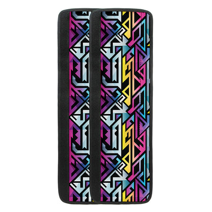 Colorful Geometric Tribal Pattern Print Refrigerator Handle Covers