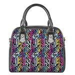 Colorful Geometric Tribal Pattern Print Shoulder Handbag
