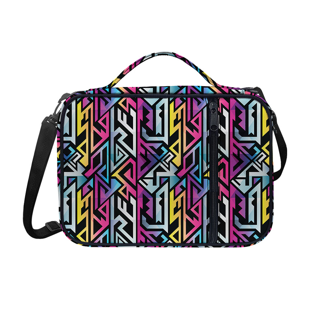Colorful Geometric Tribal Pattern Print Shoulder Strap Bible Bag