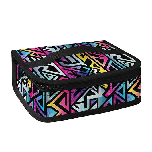 Colorful Geometric Tribal Pattern Print Small Lunch Bag